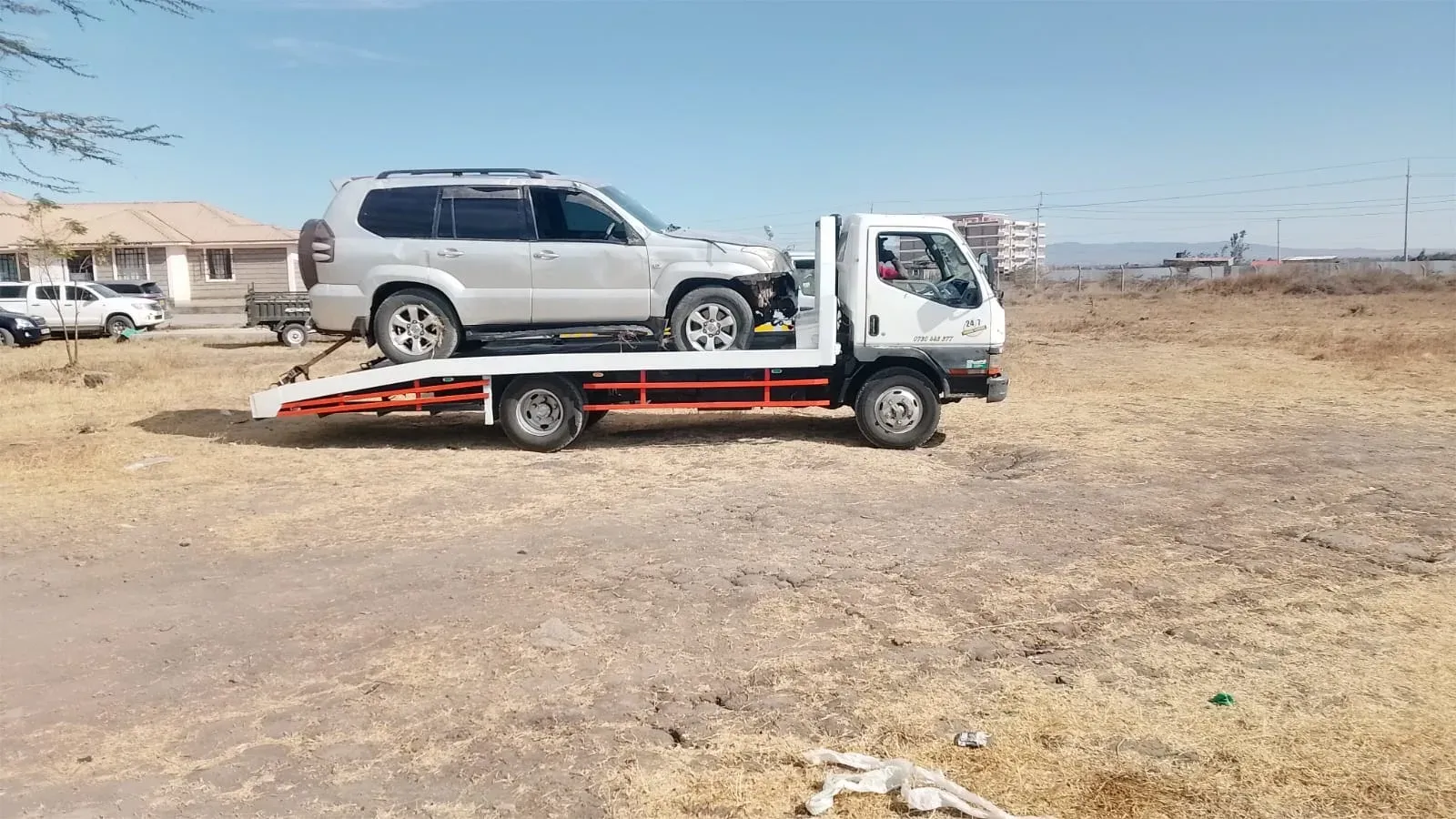 Thika Road Towing team at work